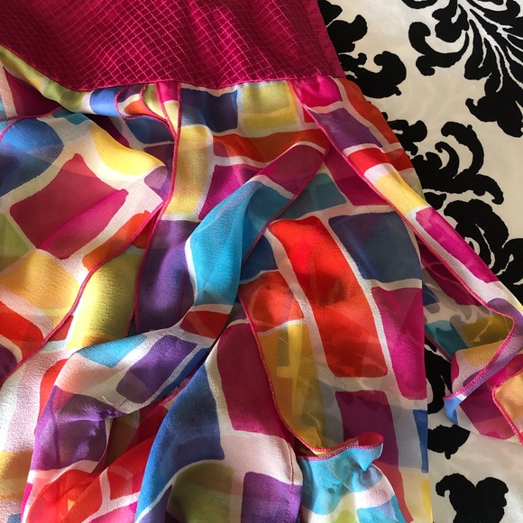 isabela d. Multi-Colored blocks skirt - Picture 5 of 5